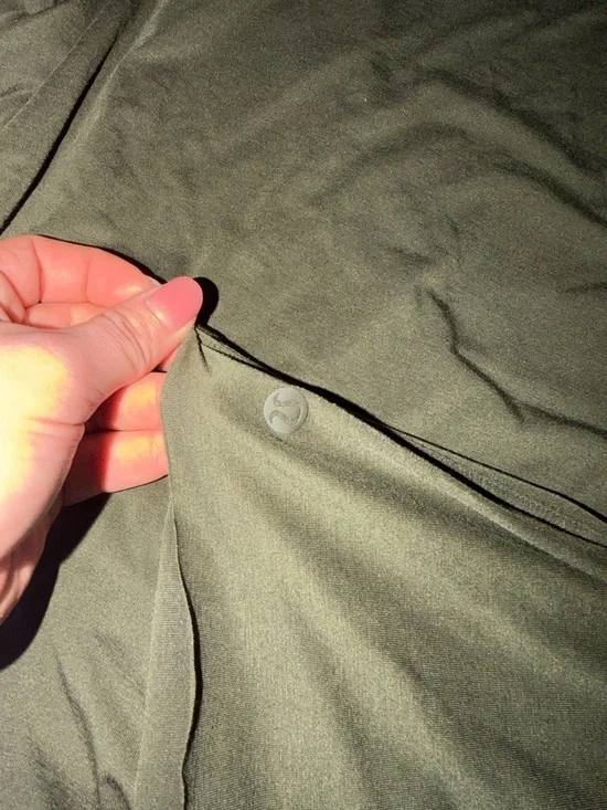 lululemon athletica Olive Green Long Sleeve Tee - Picture 2 of 2